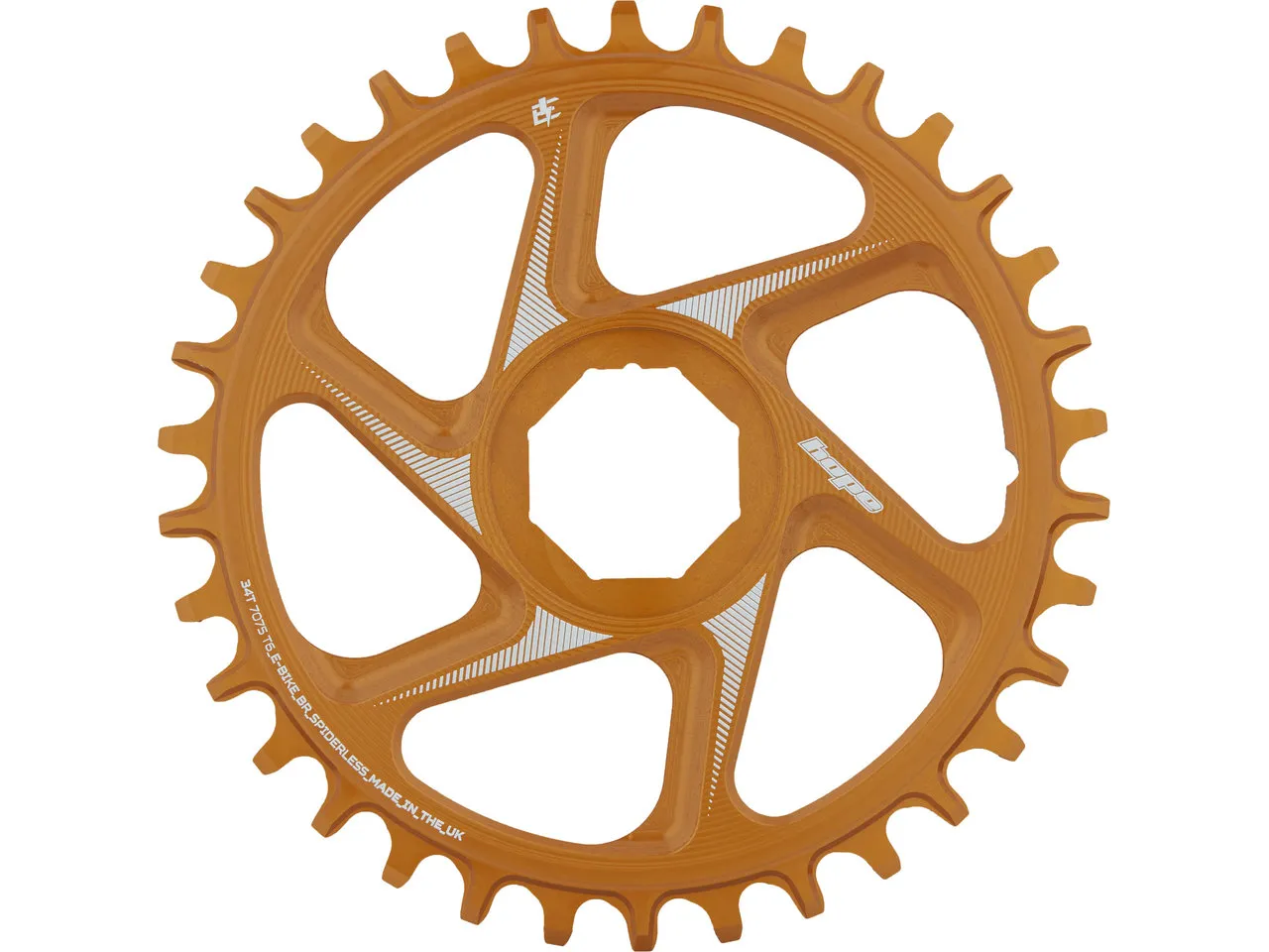 Hope R22 Spiderless Direct Mount E-Bike Kettenblatt für Brose Hope R22 Spiderless Direct Mount E-Bike Kettenblatt für Brose
