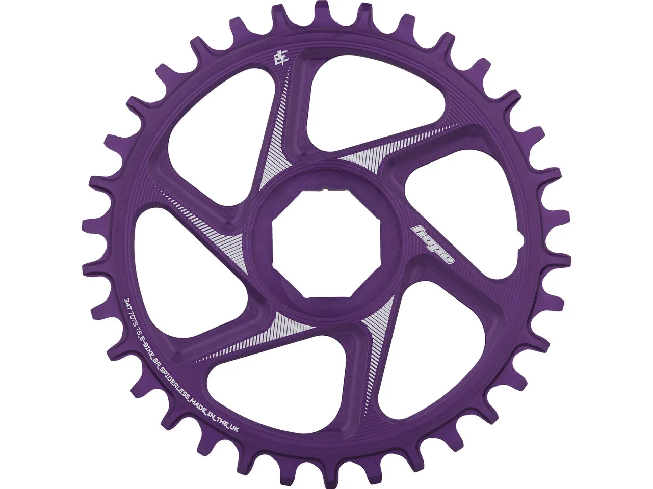 Hope R22 Spiderless Direct Mount E-Bike Kettenblatt für Brose Hope R22 Spiderless Direct Mount E-Bike Kettenblatt für Brose