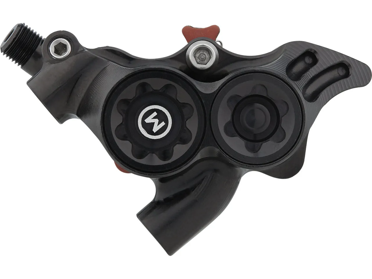 Hope RX4+ FM Bremssattel für Shimano / Campagnolo, Black, VR / HR Hope RX4+ FM Bremssattel für Shimano / Campagnolo, Black, VR / HR