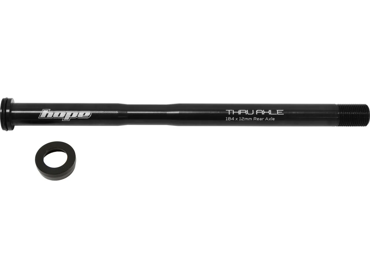 Hope Steckachse HR für 184 mm Achslänge, Schwarz Hope Steckachse HR für 184 mm Achslänge, Schwarz