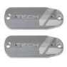 Hope Tech 4 Bremshebelbehälterdeckel 2 Einheiten, Silver, One Size