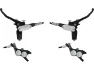 Hope Tech 4 E4 v+h Set Scheibenbremse mit Kunststoffleitung, Grau, Satz (VR + HR)