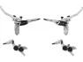 Hope Tech 4 E4 v+h Set Scheibenbremse mit Kunststoffleitung, Grau, Satz (VR + HR)