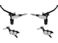 Hope Tech 4 E4 v+h Set Scheibenbremse mit Stahlflexleitung Hope Tech 4 E4 v+h Set Scheibenbremse mit Stahlflexleitung