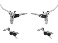 Hope Tech 4 E4 v+h Set Scheibenbremse mit Stahlflexleitung Hope Tech 4 E4 v+h Set Scheibenbremse mit Stahlflexleitung