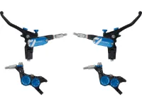 Hope Tech 4 V4 v+h Set Scheibenbremse mit Stahlflexleitung Hope Tech 4 V4 v+h Set Scheibenbremse mit Stahlflexleitung