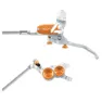 Silver / orange