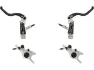 Hope XCR PRO X2 Postmount v+h Set Scheibenbremse, Grau, Satz (VR + HR)