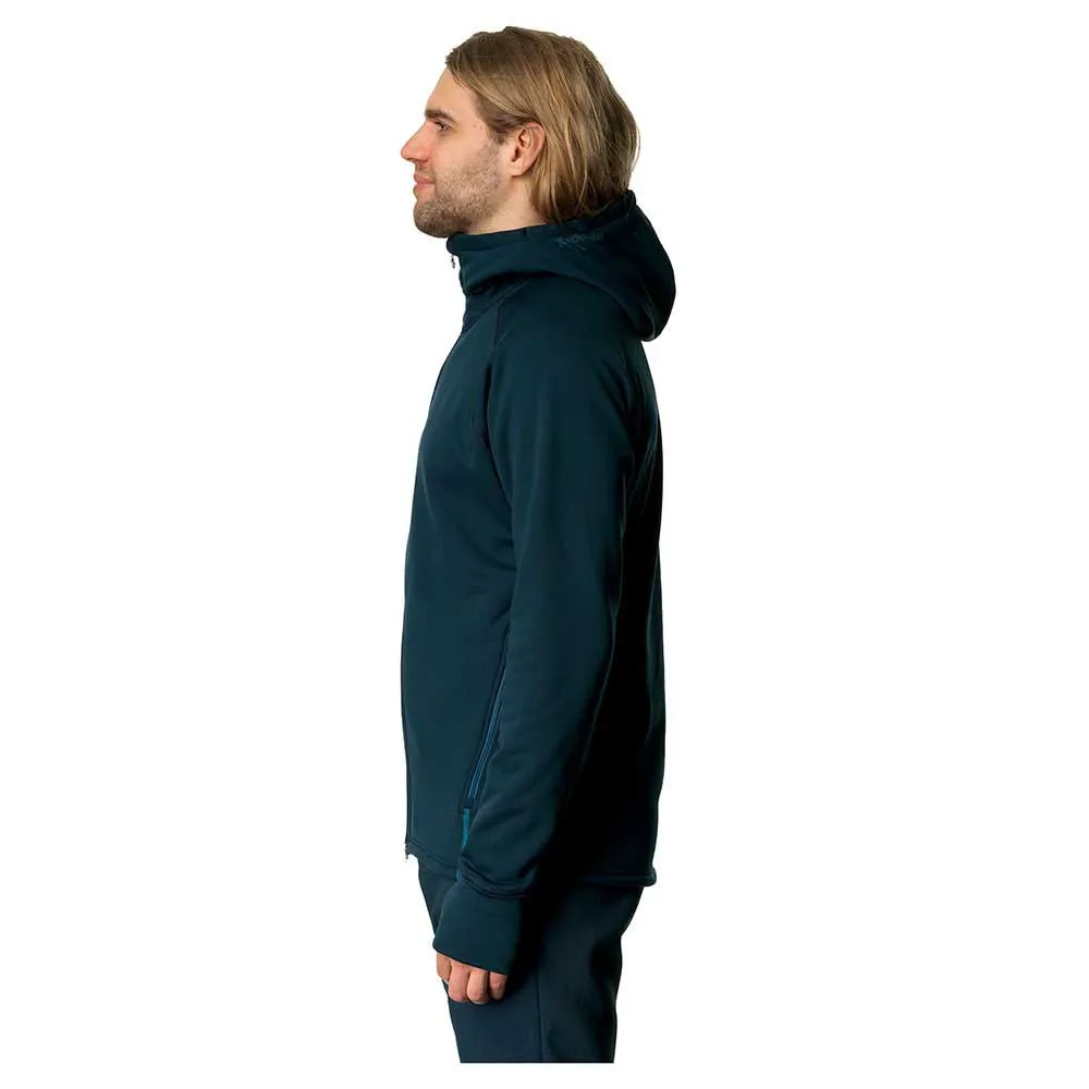 Houdini Power Kapuzenfleece Refurbished, Blue illusion