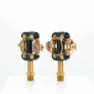 HT M2 Titanium Limited Edition Pedale, Stealth black / gold, One Size