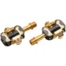 HT M2 Titanium Limited Edition Pedale, Stealth black / gold, One Size