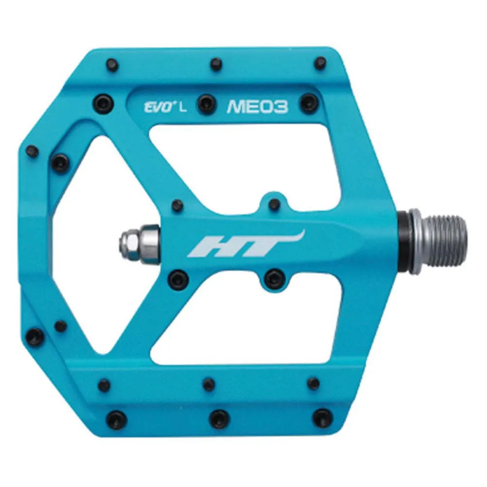 HT Me03 Downhill Pedale, Matte blue, One Size HT Me03 Downhill Pedale, Matte blue, One Size