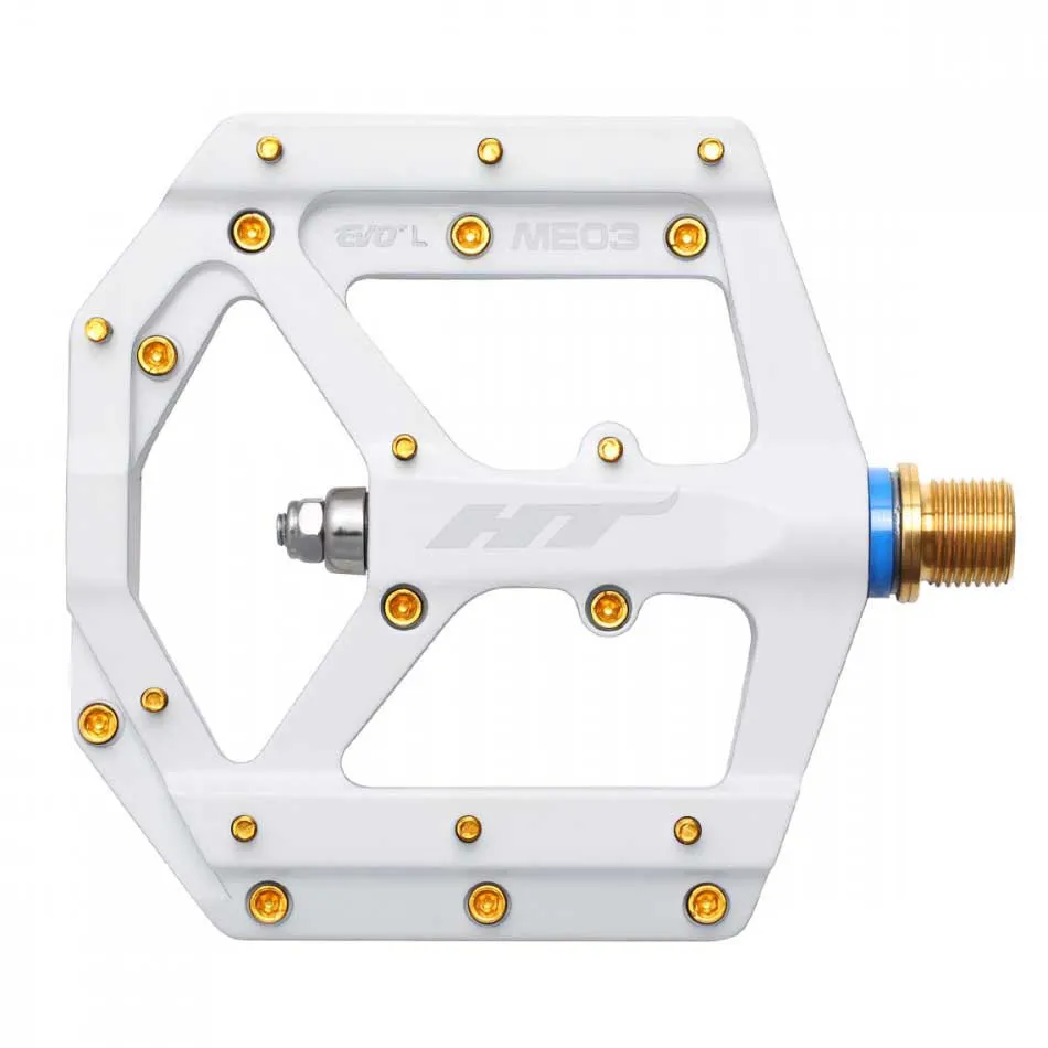 HT Me03t Evo+ Pedale, White, One Size HT Me03t Evo+ Pedale, White, One Size