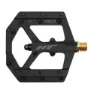 HT Me03t Titanium Pedale, Stealth black, One Size