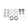 HT N-x1 Pedallager, Silver, One Size
