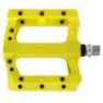 With metal pins / neon yellow