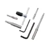 HT Nano Pedalschlüssel, Black / silver, One Size