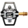 HT T1t Enduro Pedale, Black / titanium splinde, One Size