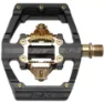 HT X2-sx Limited Edition Pedale, Stealth black / gold, One Size