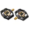 HT X3 Titanium Limited Edition Pedale, Stealth black / gold, One Size