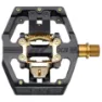 HT X3 Titanium Limited Edition Pedale, Stealth black / gold, One Size