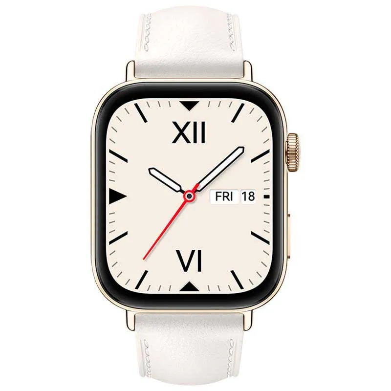 Huawei Watch Fit 3 Leather Smartwatch, White Huawei Watch Fit 3 Leather Smartwatch, White