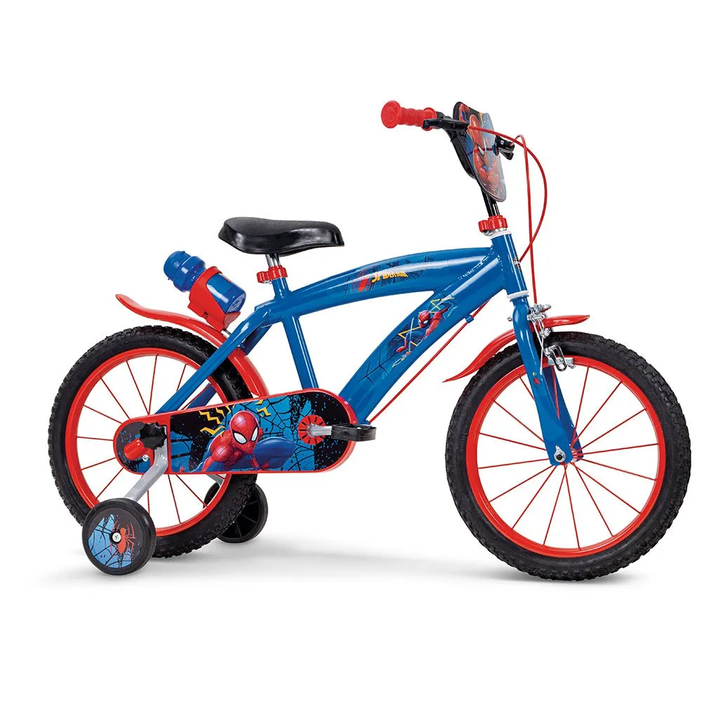 Huffy Spiderman 16´´ Fahrrad, Blue, 4-6Y Huffy Spiderman 16´´ Fahrrad, Blue, 4-6Y