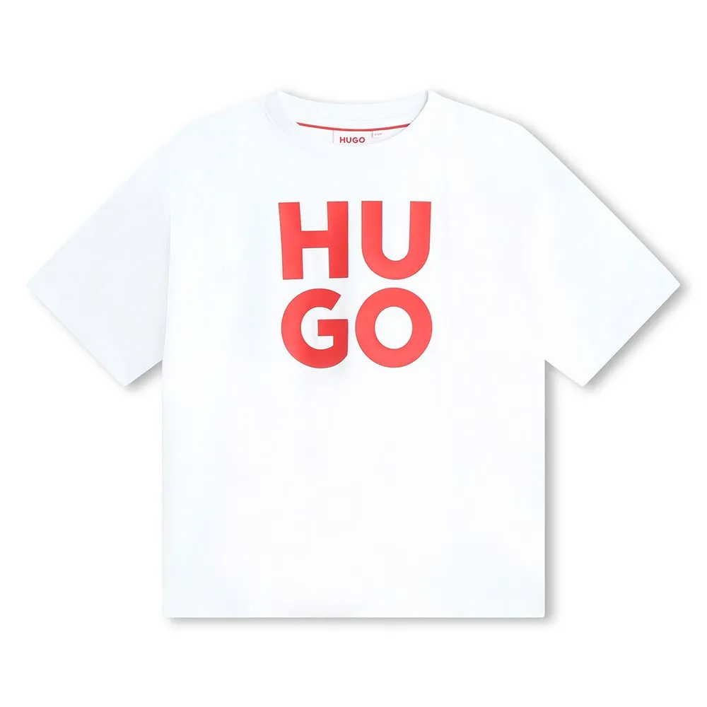 Hugo G00008 Kurzarm-t-shirt Refurbished, White, 6Y Hugo G00008 Kurzarm-t-shirt Refurbished, White, 6Y