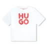 Hugo G00008 Kurzarm-t-shirt Refurbished, White, 6Y