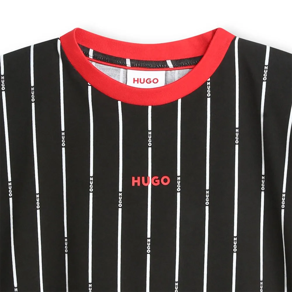 Hugo G00013 Kurzarm-t-shirt, Multicolor, 12Y