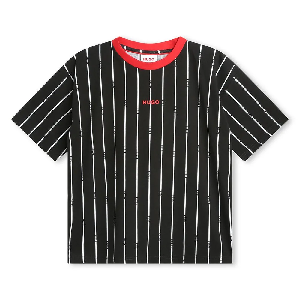 Hugo G00013 Kurzarm-t-shirt, Multicolor, 12Y