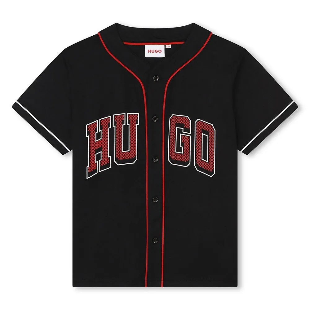 Hugo G00062 Kurzarmhemd, Black, 14Y Hugo G00062 Kurzarmhemd, Black, 14Y