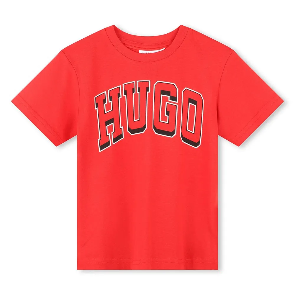 Hugo G00142 Kurzarm-t-shirt, Red, 12Y Hugo G00142 Kurzarm-t-shirt, Red, 12Y