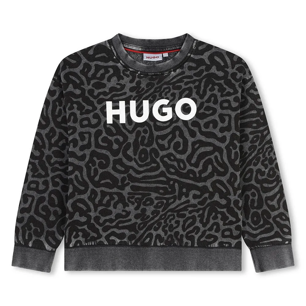 Hugo G00213 Sweatshirt, Black, 14Y Hugo G00213 Sweatshirt, Black, 14Y