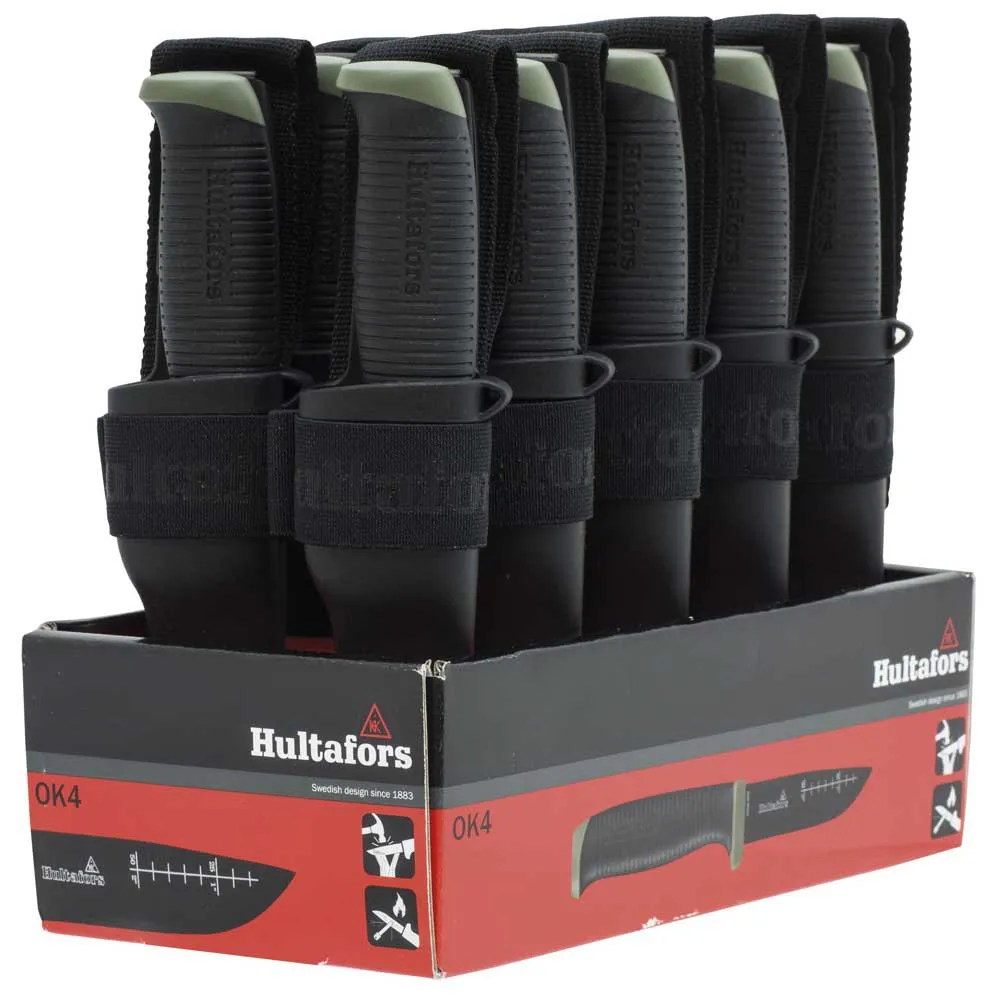 Hultafors Ok4 Messer, Green / black, One Size Hultafors Ok4 Messer, Green / black, One Size