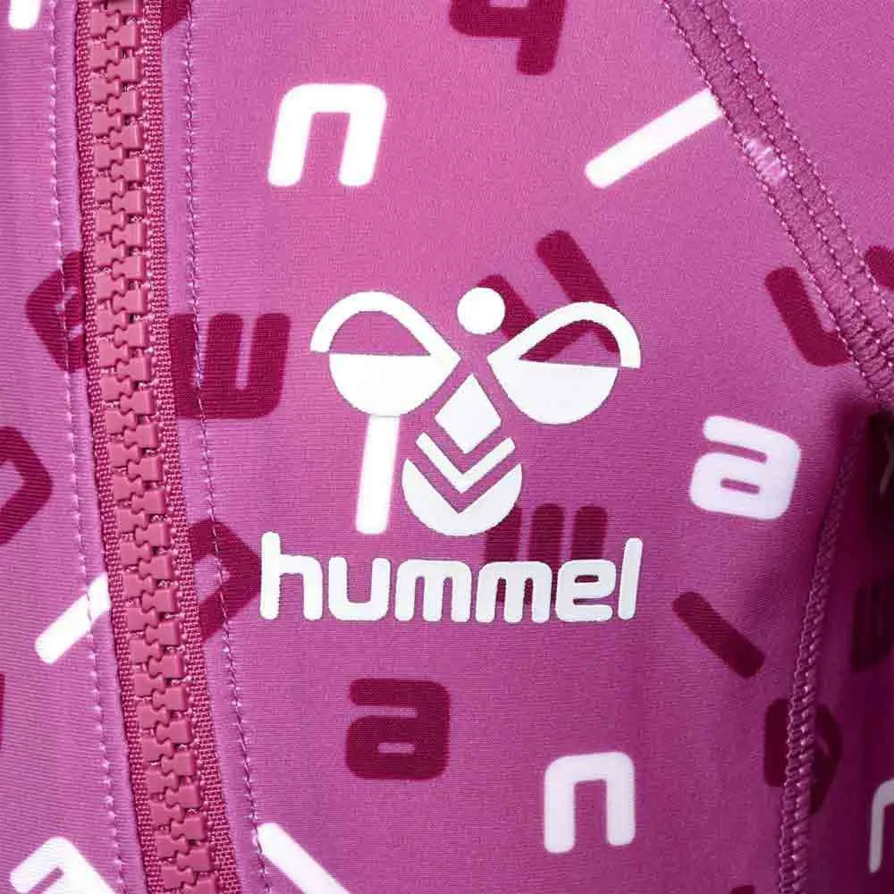 Hummel Beach Uv-kurzarm-overall unisex, Red violet / bright white, 9-12MON Hummel Beach Uv-kurzarm-overall unisex, Red violet / bright white, 9-12MON