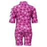 Hummel Beach Uv-kurzarm-overall unisex, Red violet / bright white, 9-12MON