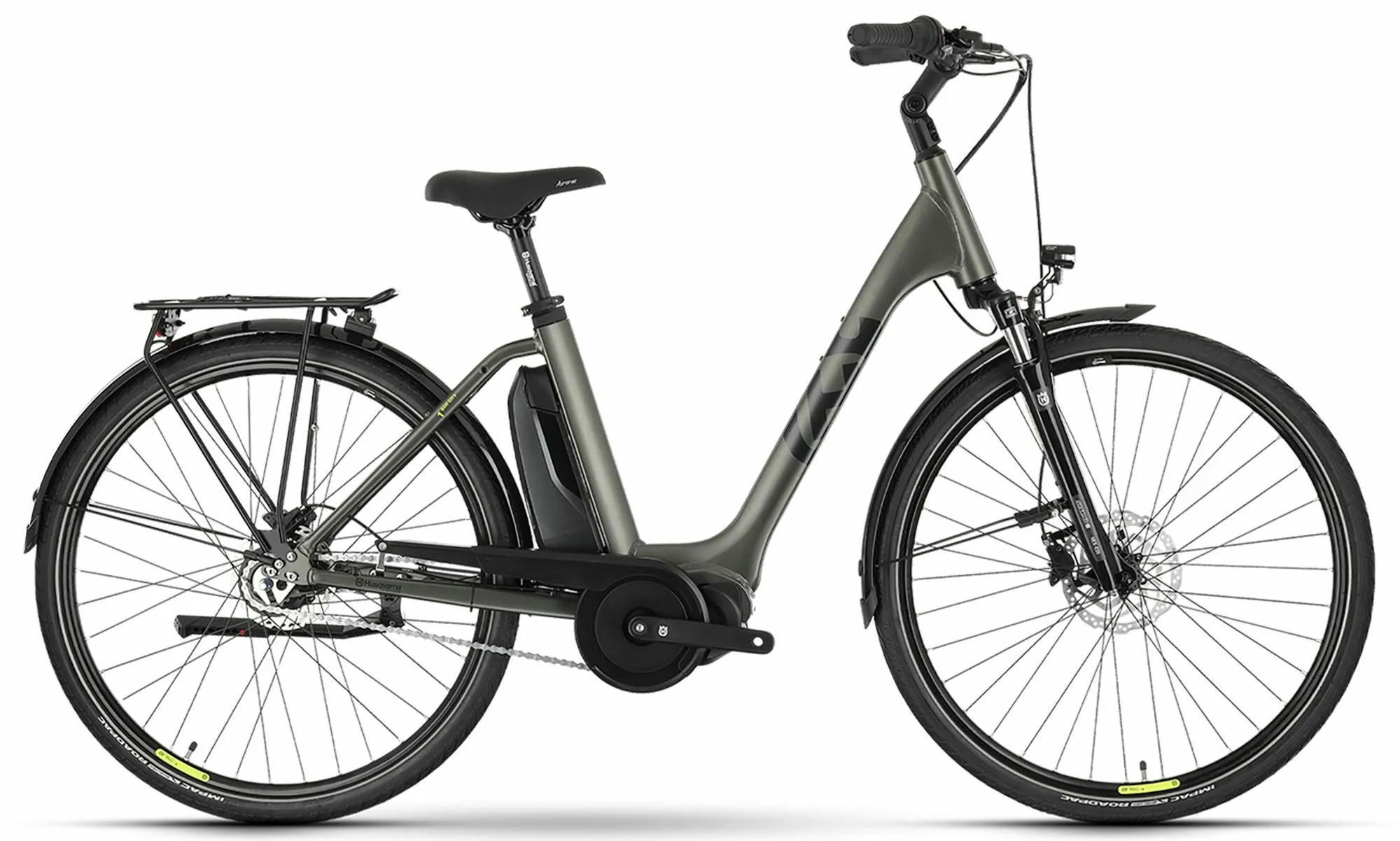 Husqvarna Eco City 1 LE dark green metallic 26" 418 Wh Wave, Dunkelgrün, S Husqvarna Eco City 1 LE dark green metallic 26" 418 Wh Wave, Dunkelgrün, S