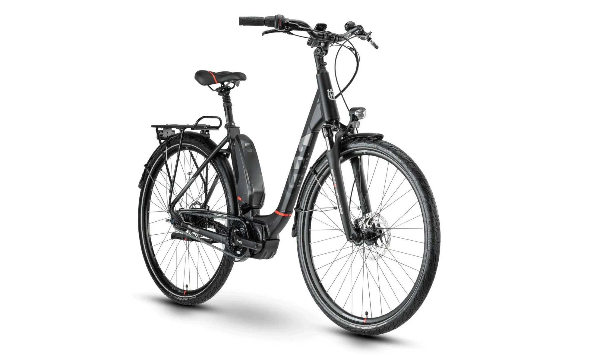 Husqvarna Eco City 4 CB Anthracite/Silver/Red 28" 504 Wh Wave, Braun, 48cm