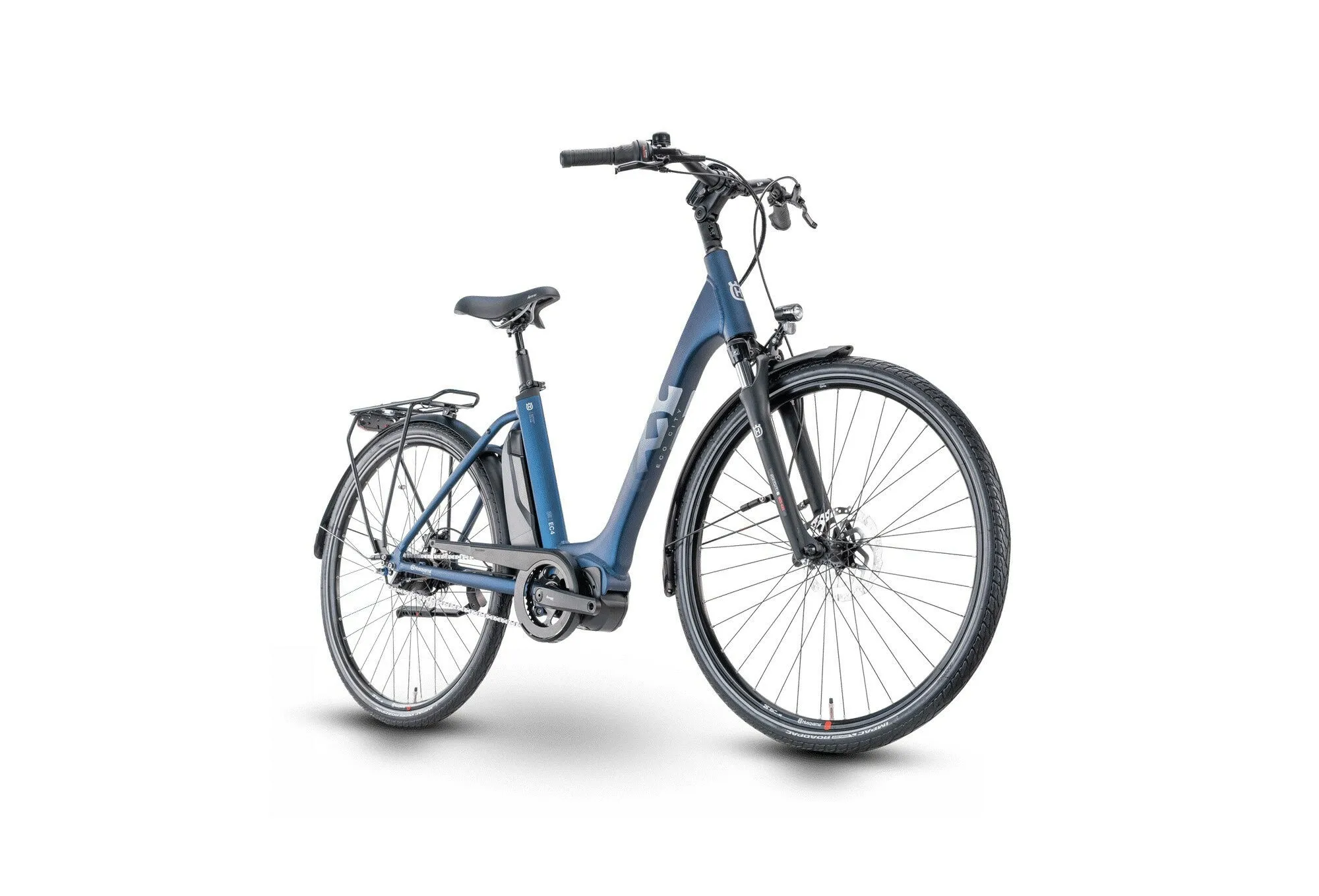 Husqvarna Eco City 4 CB Darkblue/White Matt 28" 504 Wh Wave, Anthrazit, S