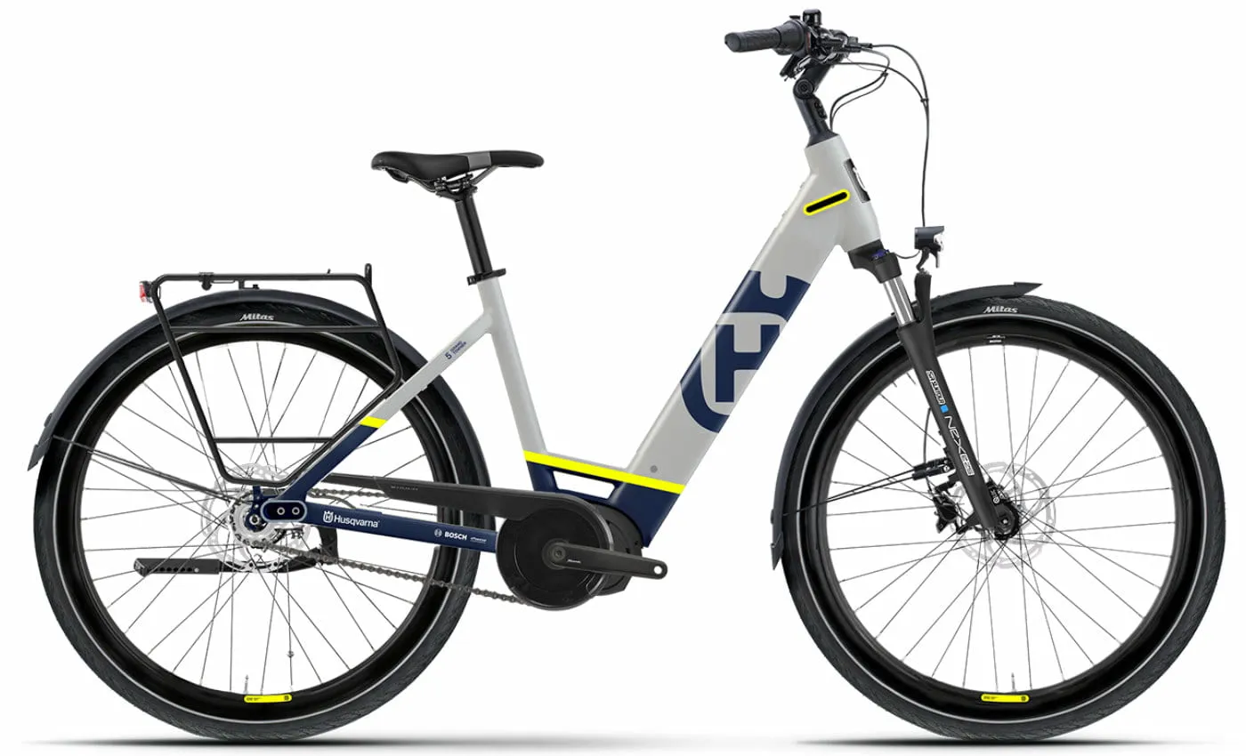 Husqvarna Grand Towner 5 - 5N Wave, White / blue, 46, 625Wh