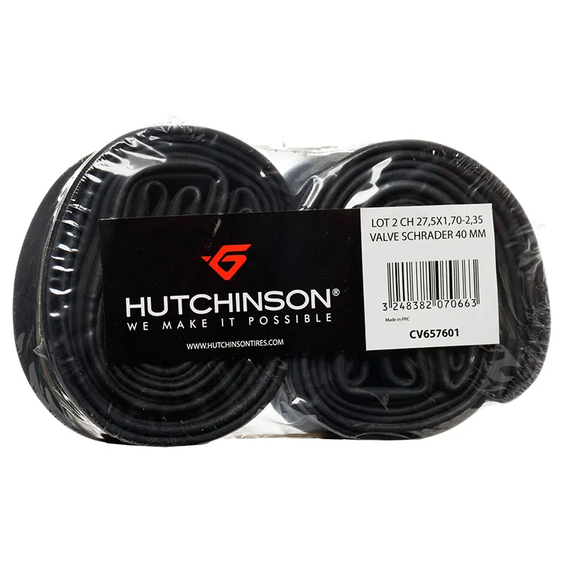 Hutchinson Blister 2 Luftkammern Schraderventil 26x1,70-2,35 Unisex, schwarz, TU Hutchinson Blister 2 Luftkammern Schraderventil 26x1,70-2,35 Unisex, schwarz, TU