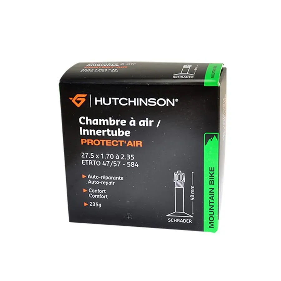 Hutchinson Fahrradschlauch BP Protect'Air Unisex, schwarz, 27.5" x 1.70/2.35