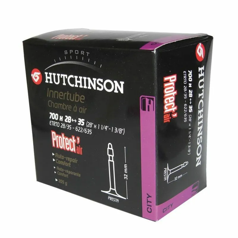 Hutchinson Luftkammer Presta-Ventil Pannenschutz 28700x28/35 48 Unisex, schwarz, TU Hutchinson Luftkammer Presta-Ventil Pannenschutz 28700x28/35 48 Unisex, schwarz, TU