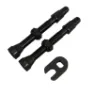Hutchinson Tubeless-Obus-Reifenventil abnehmbar Presta Unisex, schwarz, 44mm