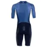 HUUB Anemoi Aero +flatlock Kurzarm-trisuit male, Black / aqua