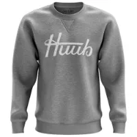 HUUB Casual Script White Sweatshirt HUUB Casual Script White Sweatshirt