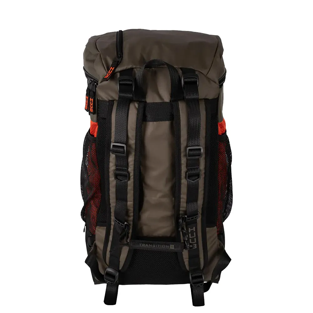HUUB Ii 40l Transition Rucksack, Olive / orange, One Size HUUB Ii 40l Transition Rucksack, Olive / orange, One Size