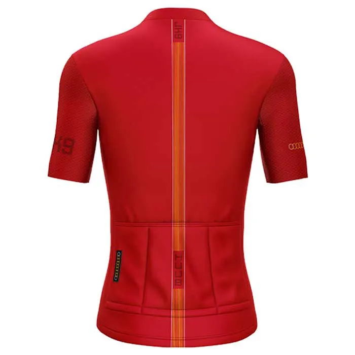 HUUB Jason Kenny Kurzarm-radtrikot, Cherry red, XXL