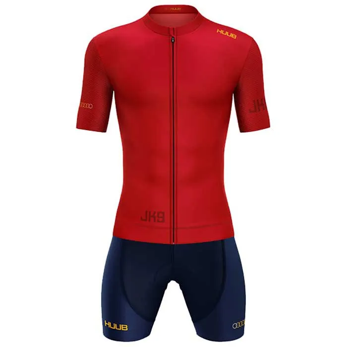 HUUB Jason Kenny Kurzarm-radtrikot, Cherry red, XXL